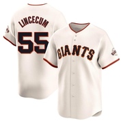 Cream Limited Tim Lincecum Youth San Francisco Giants Home Jersey