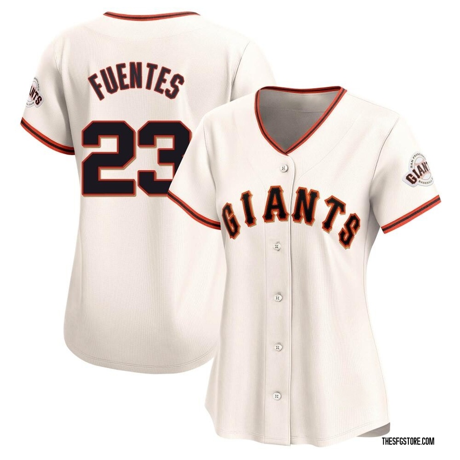 Cream Limited Tito Fuentes Women's San Francisco Giants Home Jersey