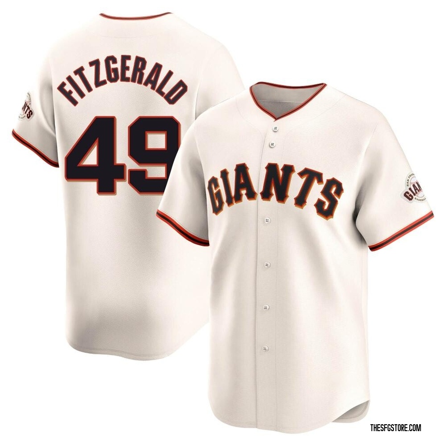 Cream Limited Tyler Fitzgerald Youth San Francisco Giants Home Jersey