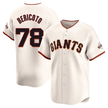 Cream Limited Victor Bericoto Youth San Francisco Giants Home Jersey