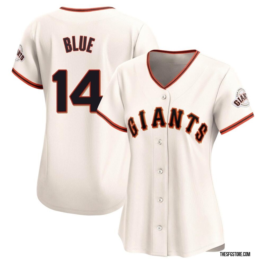 Cream Limited Vida Blue Women's San Francisco Giants Home Jersey