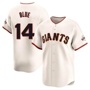 Cream Limited Vida Blue Youth San Francisco Giants Home Jersey