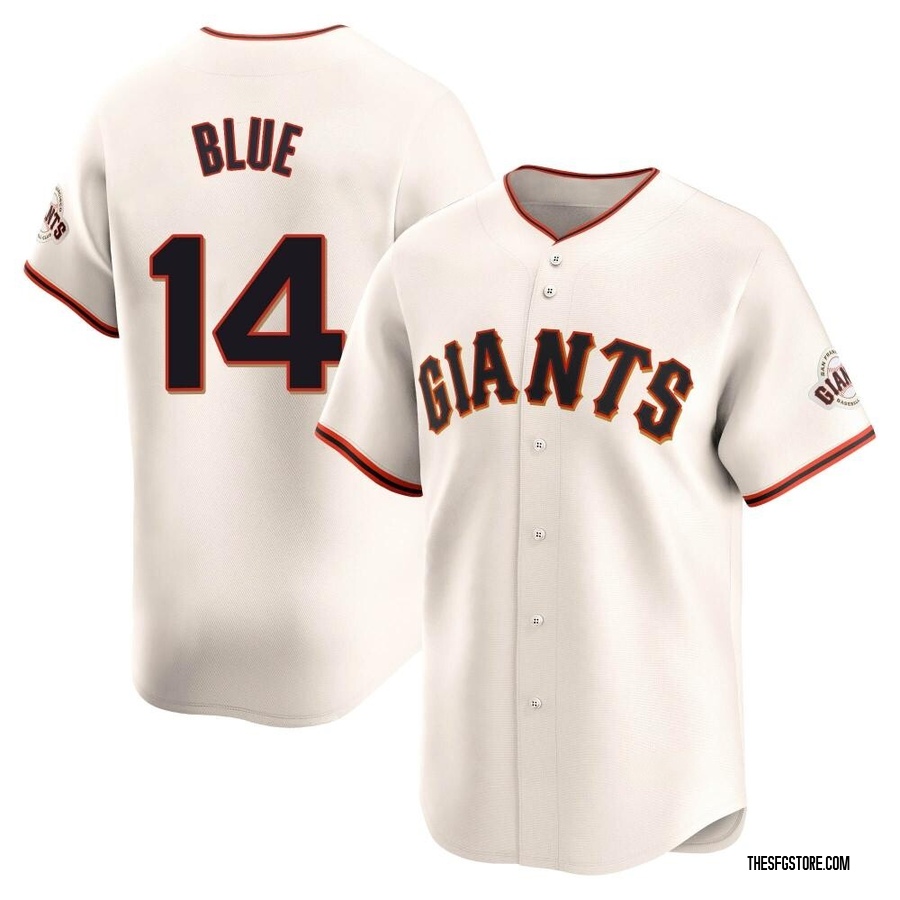 Cream Limited Vida Blue Youth San Francisco Giants Home Jersey