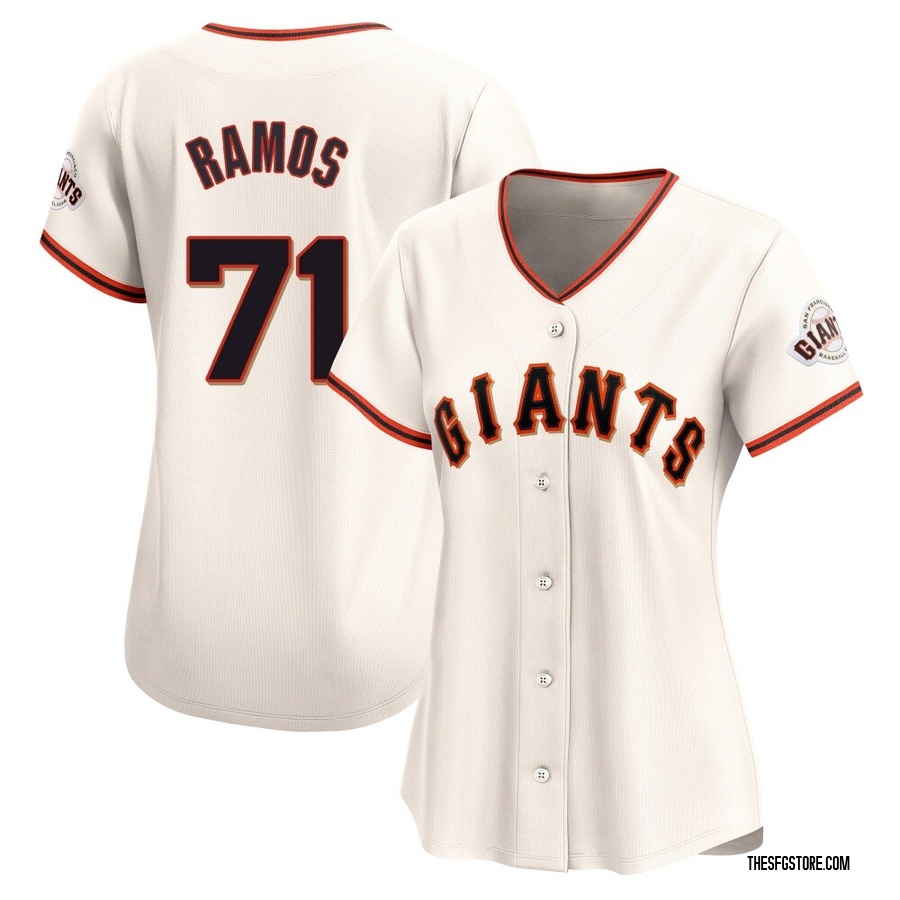 Cream Limited Wilkin Ramos Women's San Francisco Giants Home Jersey