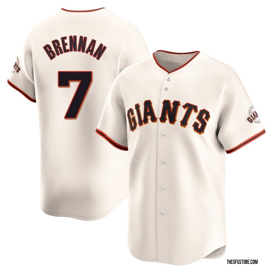 Cream Limited Will Brennan Youth San Francisco Giants Home Jersey