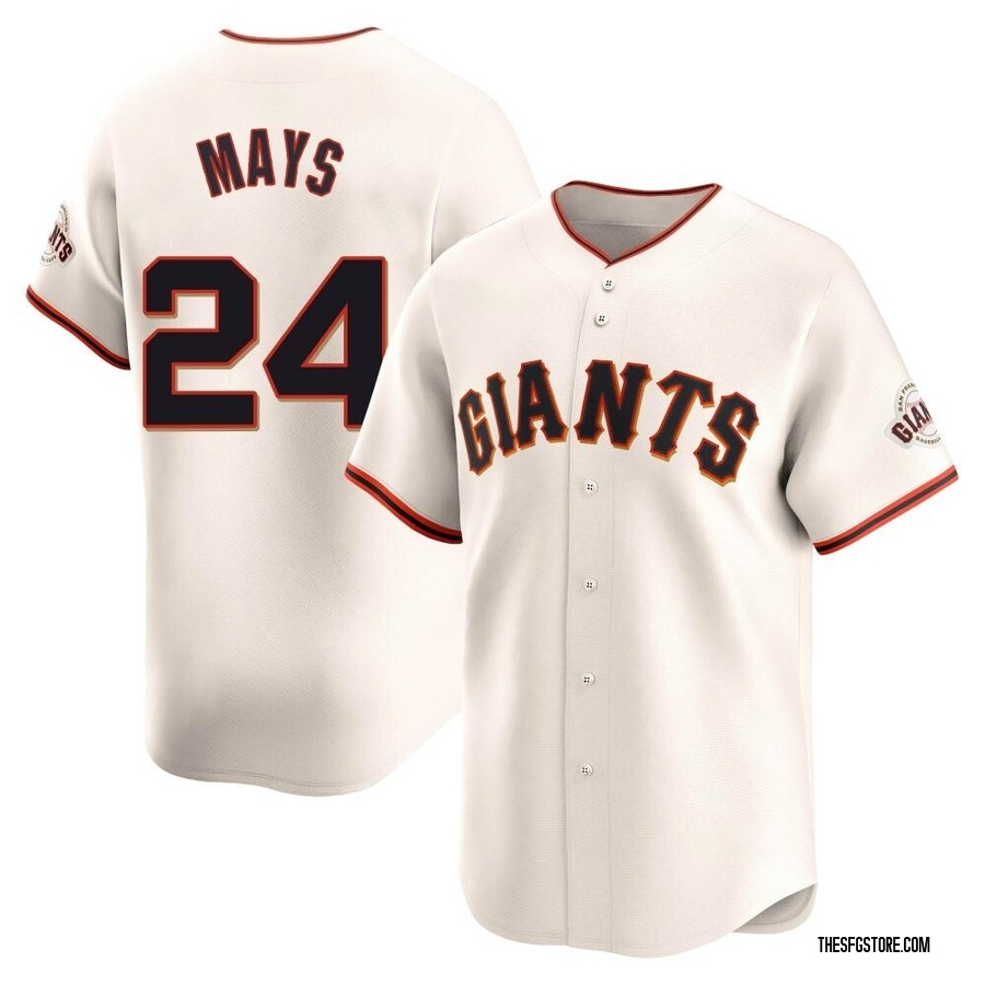 Cream Limited Willie Mays Youth San Francisco Giants Home Jersey