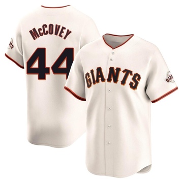 Cream Limited Willie McCovey Men's San Francisco Giants Home Jersey