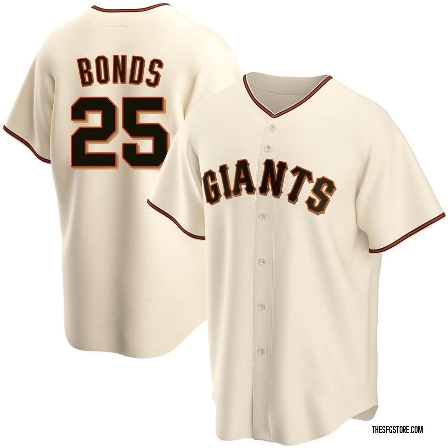 Cream Replica Bobby Bonds Men's San Francisco Giants Home Jersey