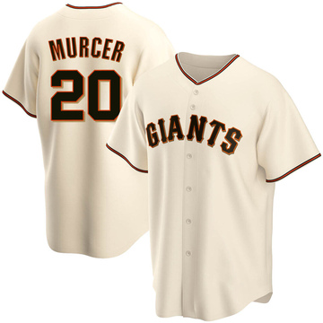 Cream Replica Bobby Murcer Men's San Francisco Giants Home Jersey