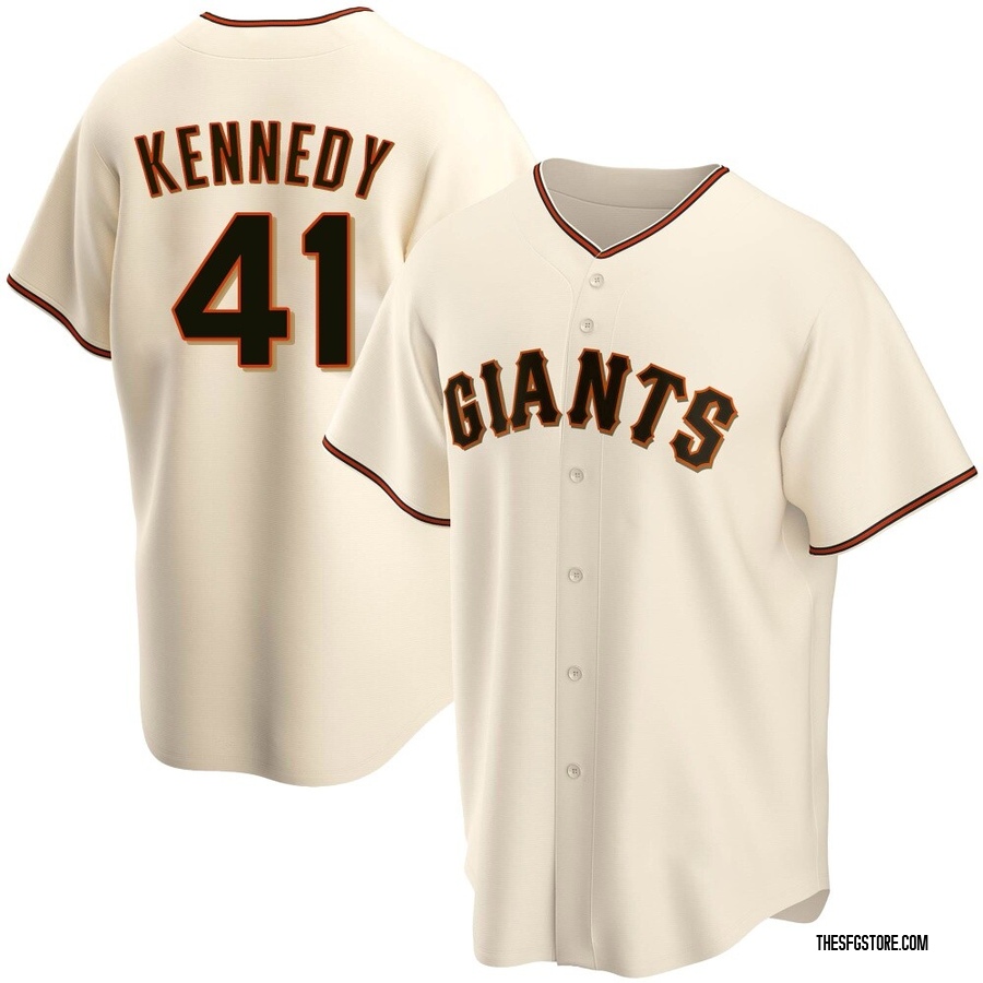 Cream Replica Buddy Kennedy Men's San Francisco Giants Home Jersey
