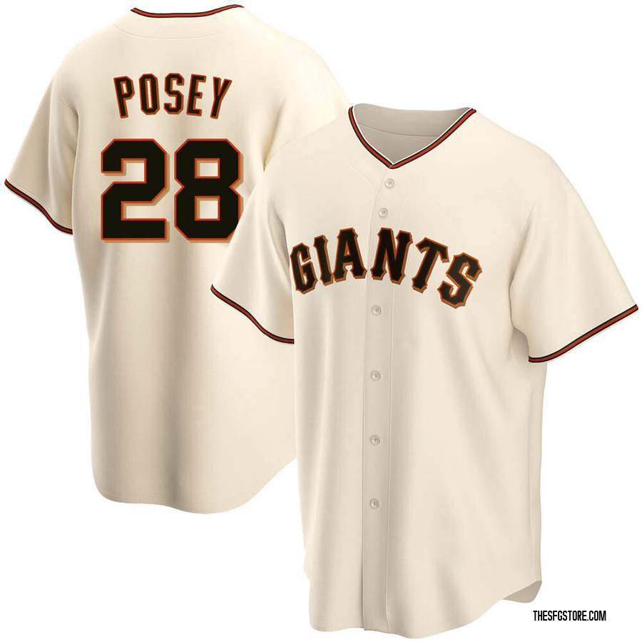 Cream Replica Buster Posey Youth San Francisco Giants Home Jersey