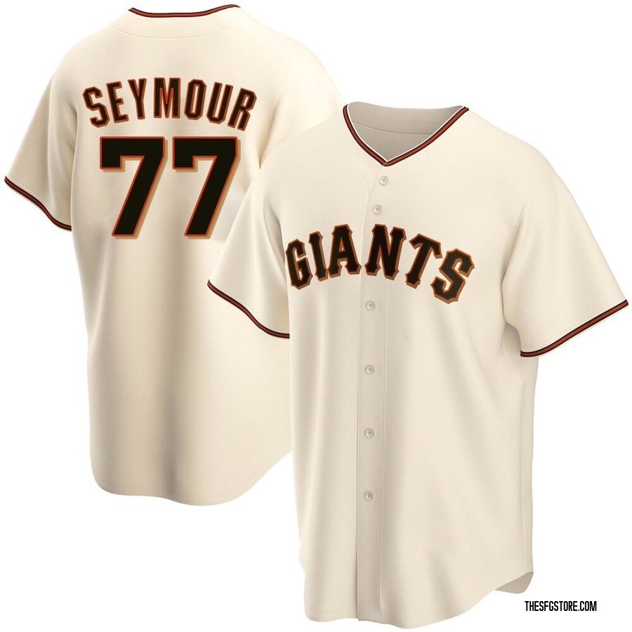Cream Replica Carson Seymour Youth San Francisco Giants Home Jersey