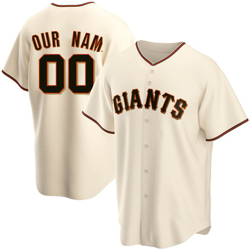 Cream Replica Custom Youth San Francisco Giants Home Jersey