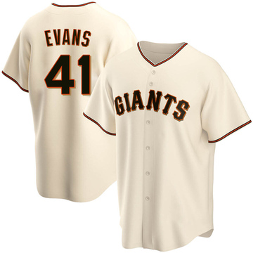 Cream Replica Darrell Evans Youth San Francisco Giants Home Jersey