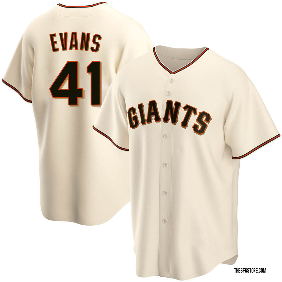 Cream Replica Darrell Evans Youth San Francisco Giants Home Jersey
