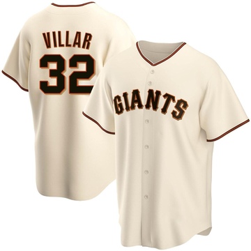 Cream Replica David Villar Men's San Francisco Giants Home Jersey