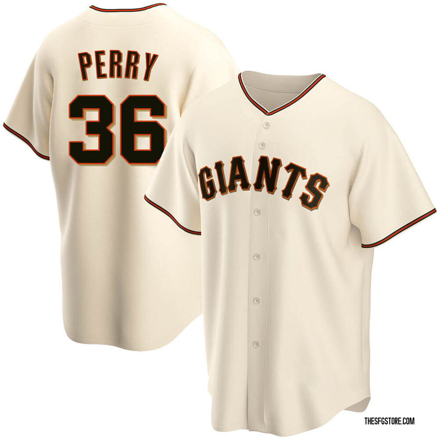 Cream Replica Gaylord Perry Youth San Francisco Giants Home Jersey