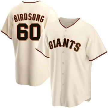 Cream Replica Hayden Birdsong Men's San Francisco Giants Home Jersey