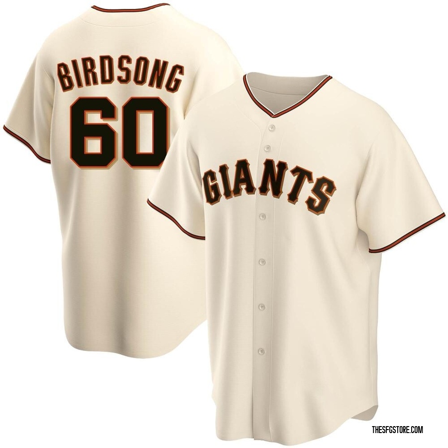 Cream Replica Hayden Birdsong Men's San Francisco Giants Home Jersey