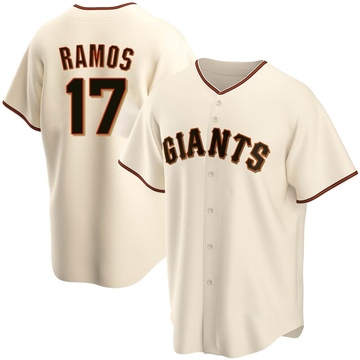 Cream Replica Heliot Ramos Men's San Francisco Giants Home Jersey
