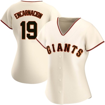 Cream Replica Jerar Encarnacion Women's San Francisco Giants Home Jersey