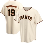 Cream Replica Jerar Encarnacion Youth San Francisco Giants Home Jersey