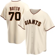 Cream Replica Jose Butto Men's San Francisco Giants Home Jersey