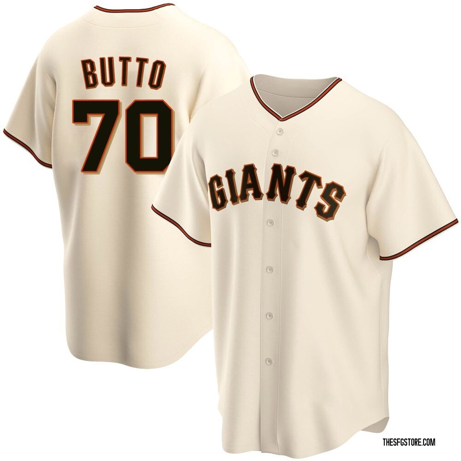 Cream Replica Jose Butto Men's San Francisco Giants Home Jersey