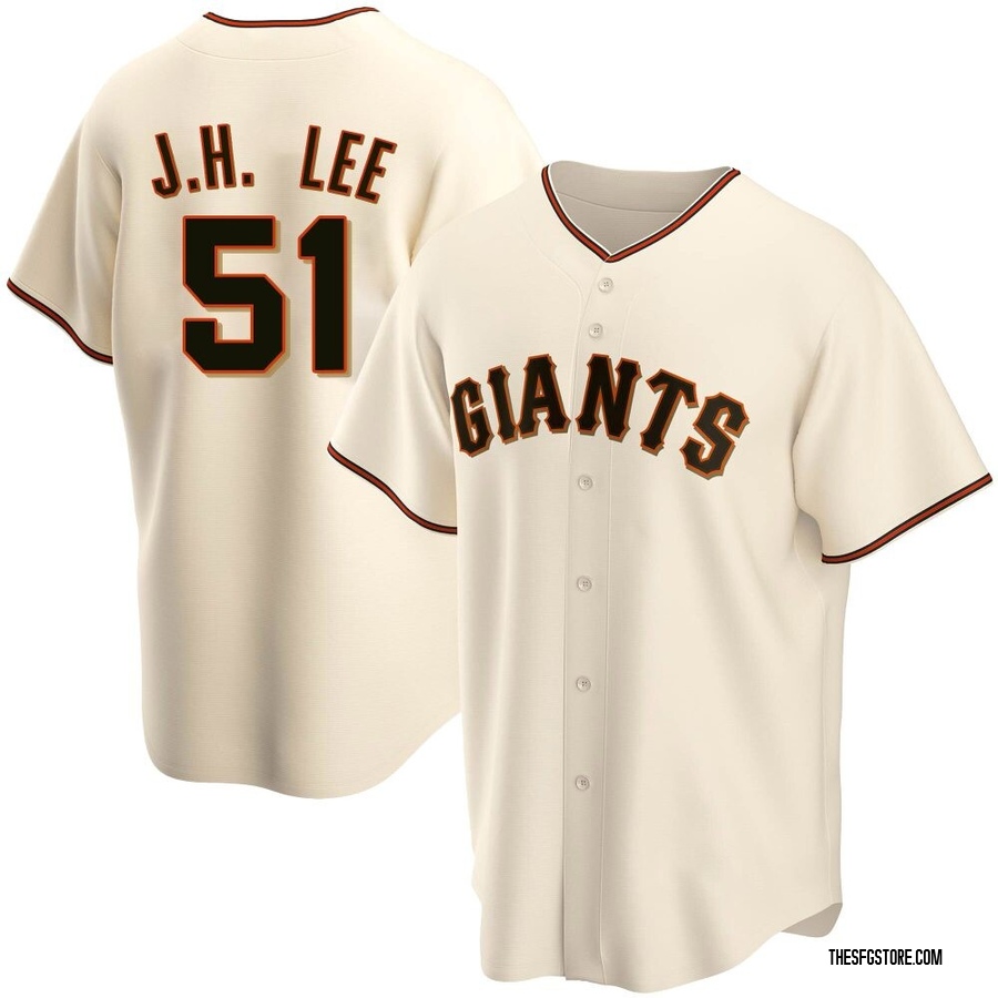 Cream Replica Jung Hoo Lee Youth San Francisco Giants Home Jersey