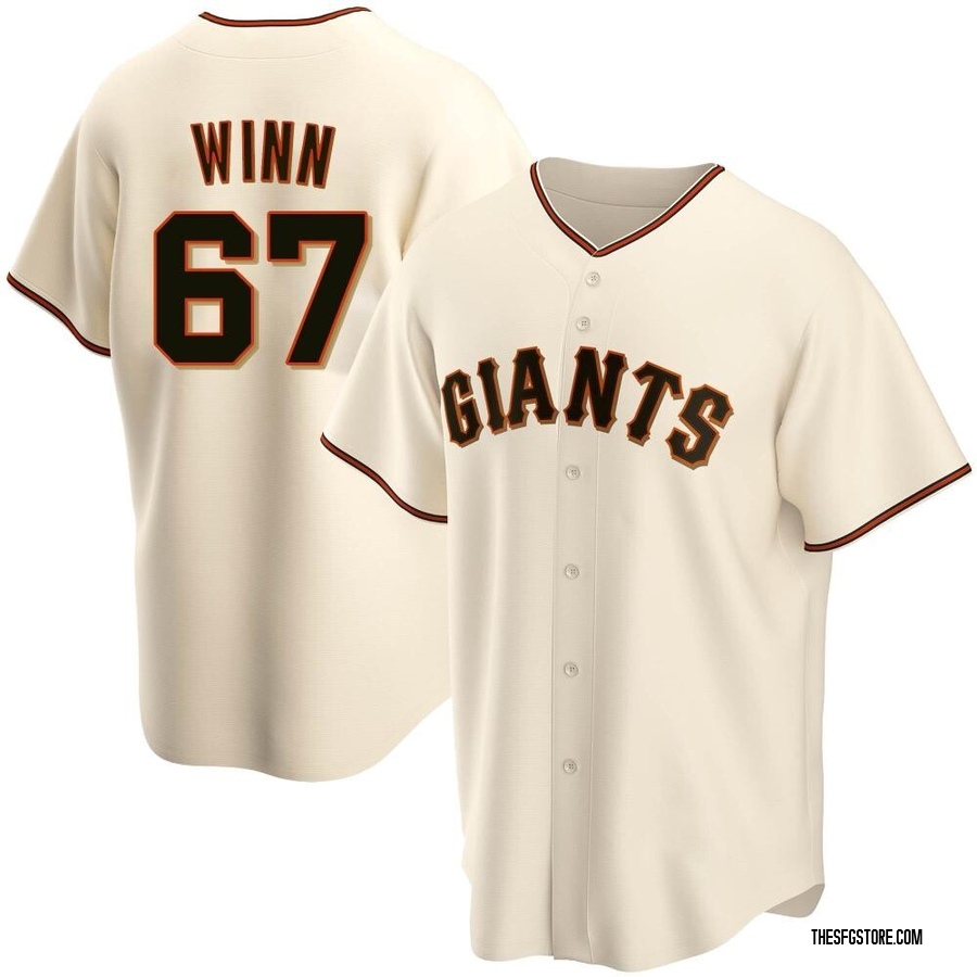 Cream Replica Keaton Winn Men's San Francisco Giants Home Jersey
