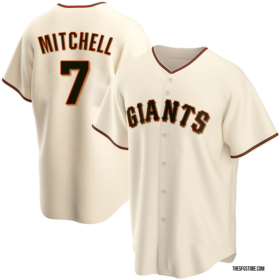 Cream Replica Kevin Mitchell Youth San Francisco Giants Home Jersey