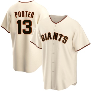 Cream Replica Logan Porter Men's San Francisco Giants Home Jersey