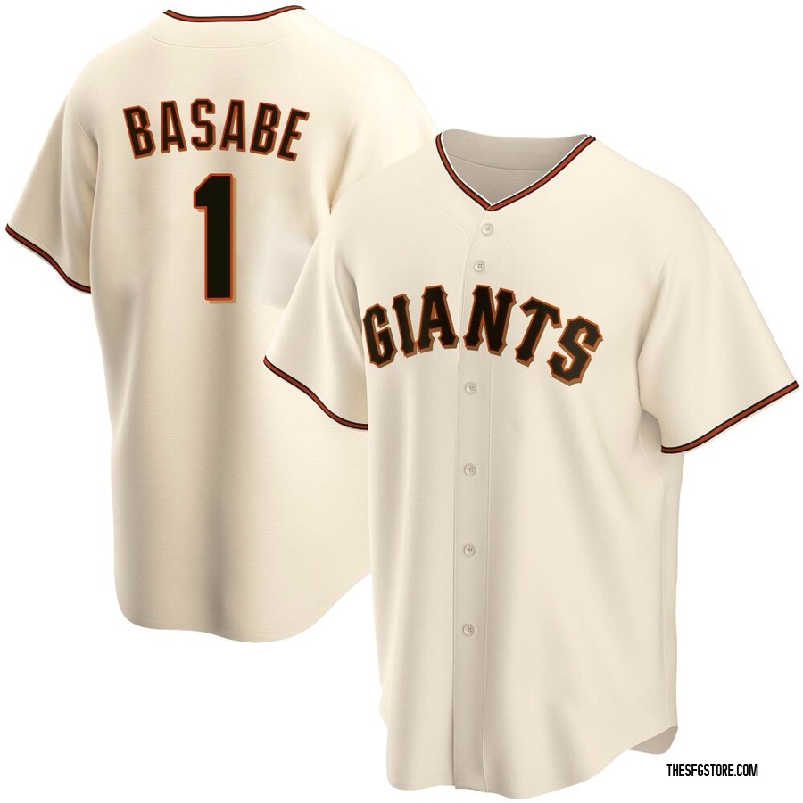Cream Replica Osleivis Basabe Men's San Francisco Giants Home Jersey
