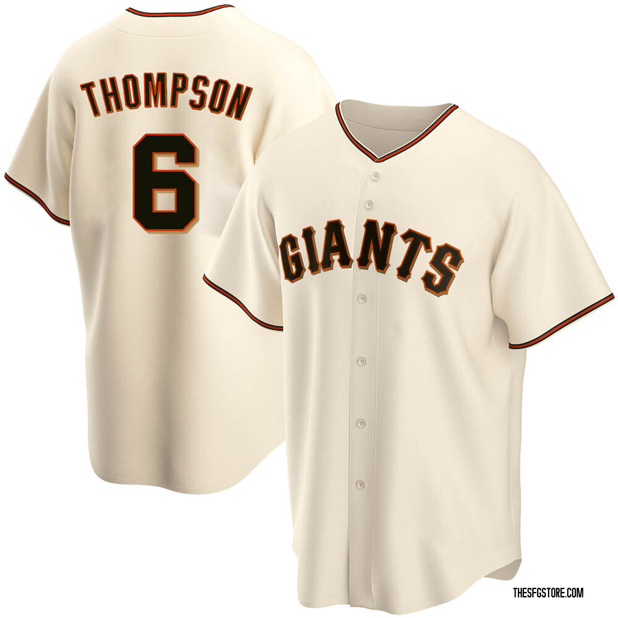 Cream Replica Robby Thompson Men's San Francisco Giants Home Jersey