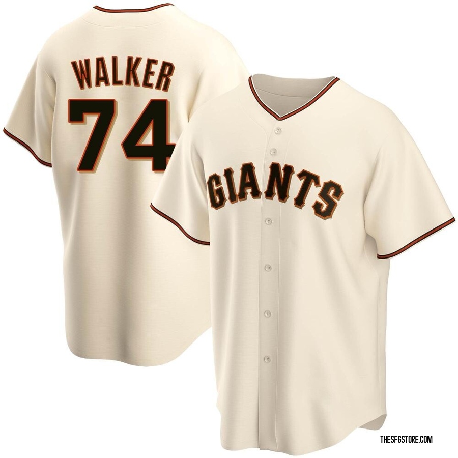 Cream Replica Ryan Walker Men's San Francisco Giants Home Jersey