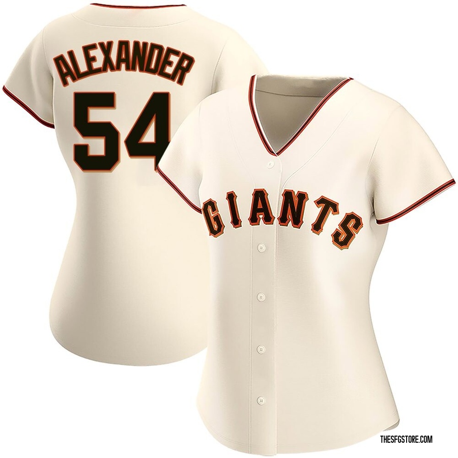 Cream Replica Scott Alexander Women's San Francisco Giants Home Jersey