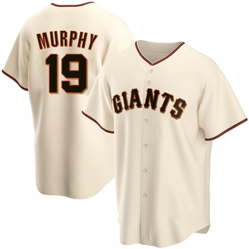Cream Replica Tom Murphy Men's San Francisco Giants Home Jersey