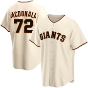 Cream Replica Trevor McDonald Men's San Francisco Giants Home Jersey