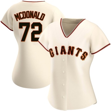 Cream Replica Trevor McDonald Women's San Francisco Giants Home Jersey