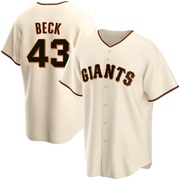 Cream Replica Tristan Beck Youth San Francisco Giants Home Jersey