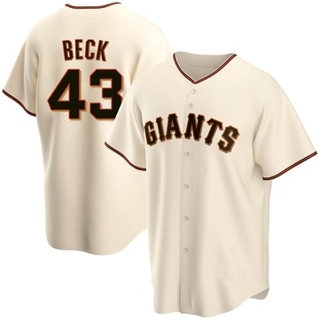 Cream Replica Tristan Beck Youth San Francisco Giants Home Jersey