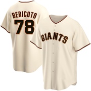 Cream Replica Victor Bericoto Youth San Francisco Giants Home Jersey