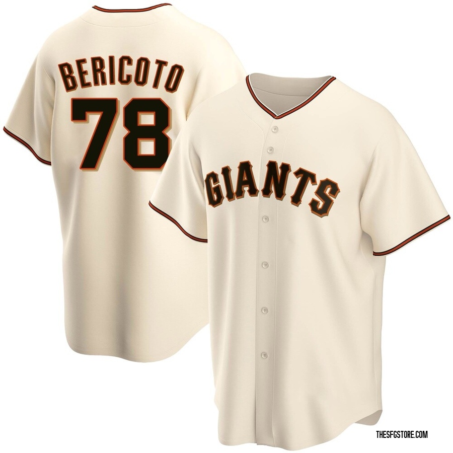 Cream Replica Victor Bericoto Youth San Francisco Giants Home Jersey