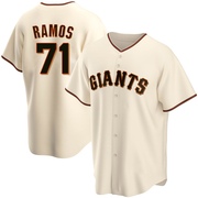 Cream Replica Wilkin Ramos Men's San Francisco Giants Home Jersey