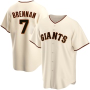 Cream Replica Will Brennan Youth San Francisco Giants Home Jersey