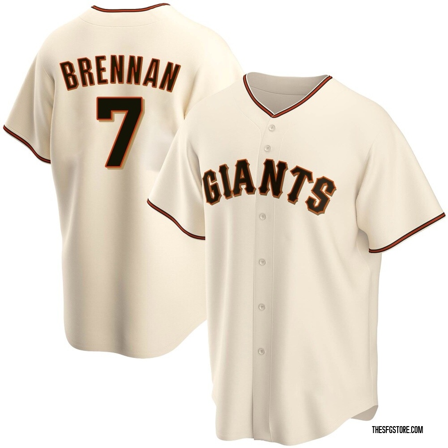 Cream Replica Will Brennan Youth San Francisco Giants Home Jersey