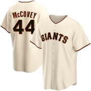 Cream Replica Willie McCovey Men's San Francisco Giants Home Jersey