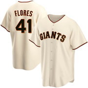 Cream Replica Wilmer Flores Youth San Francisco Giants Home Jersey