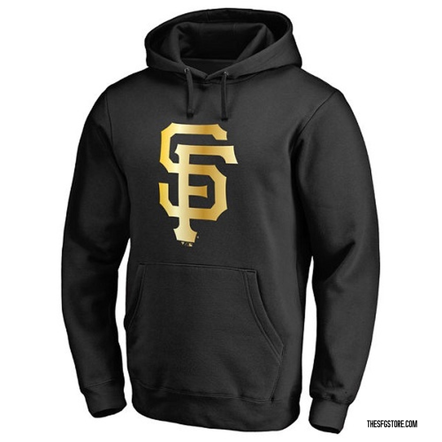 Gold Men's San Francisco Giants Collection Pullover Hoodie - Black