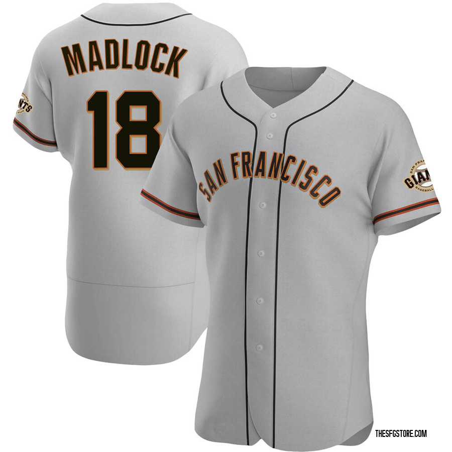 Gray Authentic Bill Madlock Men's San Francisco Giants Road Jersey